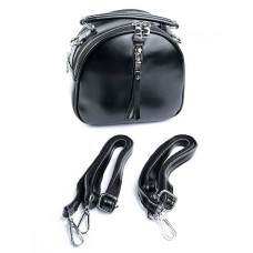 Кожаный женский рюкзак Parse M-339 Black
