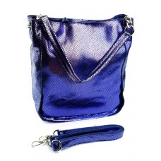 Женская кожаная сумка №M-8812 Синий