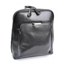 Женский кожаный рюкзак №MH-8628 Серый