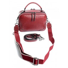 Женская сумка натуральная кожа NO-8682 Red