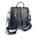 Кожаный рюкзак женский №NO-T632 Черный