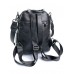 Кожаный женский рюкзак №NO-T639 Черный