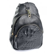 Кожаный рюкзак женский WY-315 Black