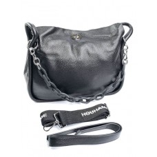 Мягкая кожаная сумка женская M-bag XG-207 Black