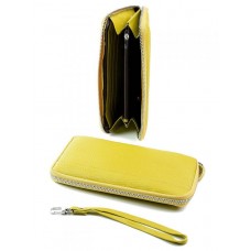 Женский кожаный кошелек Wcash A1583-1450 Yellow