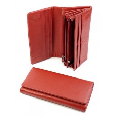 Кожаный кошелек женский №A165D-9903-1 Красный