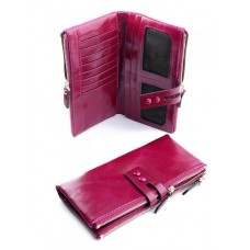Женский кожаный кошелек №D-3381 Фиолетовый