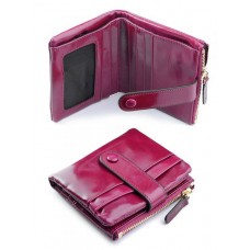 Женский кошелек кожаный №D-6033 Фиолетовый