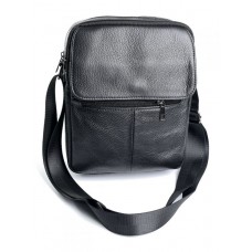 Мужская сумка из натуральной кожи BagMan 2204 Black