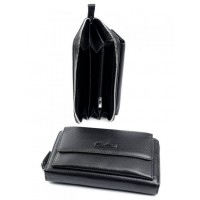 Кожаное портмоне мужское PortMan 6601A Black