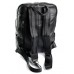 Кожаный рюкзак №68010 черный