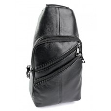 Кожаная сумка мужская №682 черный