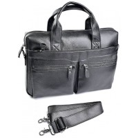 Кожаный портфель мужской BagMan 8812 Black