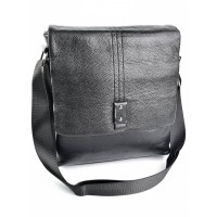 Мужская кожаная сумка-планшет BagMan 98081 Black