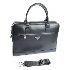 Мужской кожаный портфель BagMan 9922-1 Black