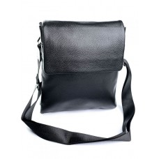 Мужская кожаная сумка BagMan №9981 Черный