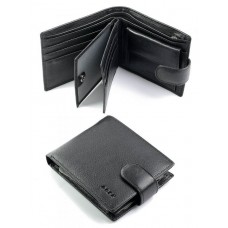 Кожаное мужское портмоне №BK014-896 черный