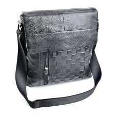 Мужская сумка-планшет из кожи BagMan LY-8141 Black