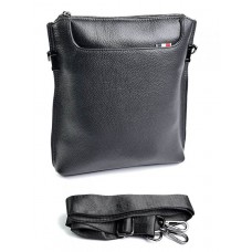 Кожаная сумка-планшет мужская BagMan SL-8868 Black