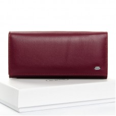 Кожаный кошелек женский Dr. Bond №W1-V-2 purple-red