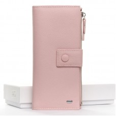 Кожаный кошелек женский Dr. Bond №WMB-1 pink