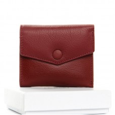 Кожаный кошелек женский Dr. Bond №WS-20 dark-red