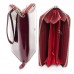 Кожаный женский кошелек ST №W38 purple-red