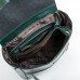 Рюкзак натуральная кожа с клапаном Alex Rai 1005 green