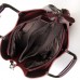 Кожаная женская сумка металлические ручки ALEX RAI 1540 red-wine