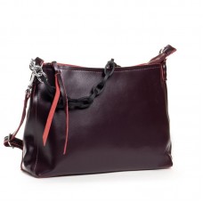 Женская сумка из кожи Alex Rai 17-8900 wine-red