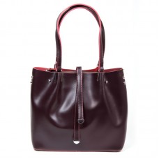Модная женская сумка из натуральной кожи Alex Rai 317 wine-red