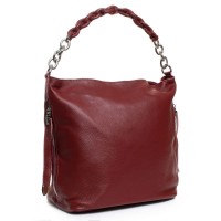 Женская сумка из кожи Alex Rai 32-8798-9 wine-red