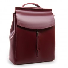 Женский кожаный рюкзак ALEX RAI 3206 wine-red