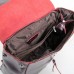 Рюкзак кожаный женский с клапаном Alex Rai 373 wine-red
