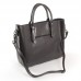 Женская сумка из кожи деловая ALEX RAI 8223 dark-grey