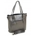 Кожаная женская сумка Alex Rai №8603 grey
