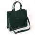 Женская сумка гладкая кожа ALEX RAI 8633 green