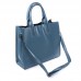 Кожаная женская сумка Alex Rai №8634-1 blue