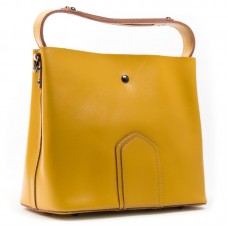 Женская сумка из натуральной кожи Alex Rai 8641 yellow