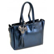 Кожаная женская сумка Alex Rai №8682 chromatic-blue