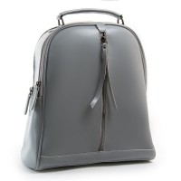 Женский рюкзак кожаный ALEX RAI 8694-3 light-grey
