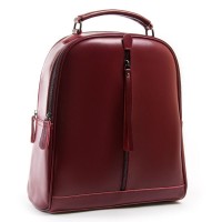 Женский кожаный рюкзак ALEX RAI 8694-3 light-red
