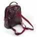 Женский кожаный рюкзак на молнии Alex Rai 8694-3 wine-red