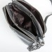 Кожаный женский клатч на цепочке Alex Rai 8701 grey