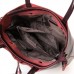 Большая сумка из натуральной кожи ALEX RAI 8704-220 wine-red