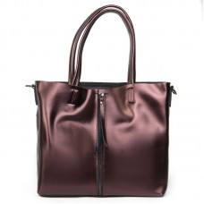 Женская сумка кожа Alex Rai №8704 brown