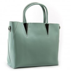 Женская сумка из кожи ALEX RAI 8778 light-green