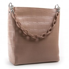 Кожаная женская сумка ALEX RAI 9704 pink